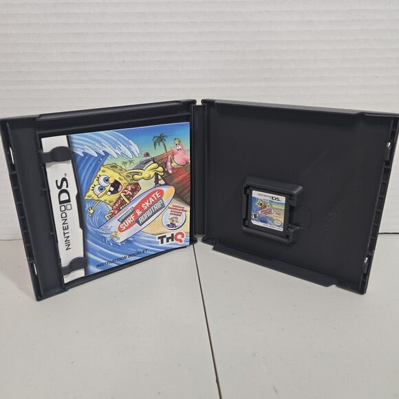 SpongeBob's Surf & Skate Roadtrip (Nintendo DS, 2011) CIB Tested And Working - Picture 3 of 5